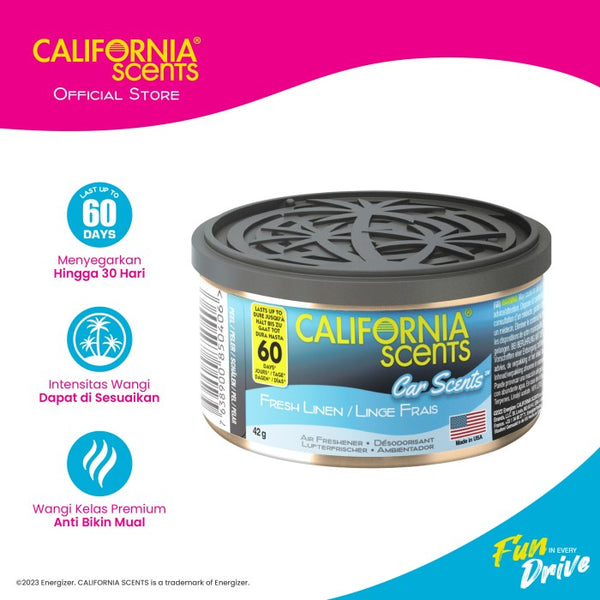 California Scents Spillproof Fresh Linen Parfum Mobil Ruangan Kamar