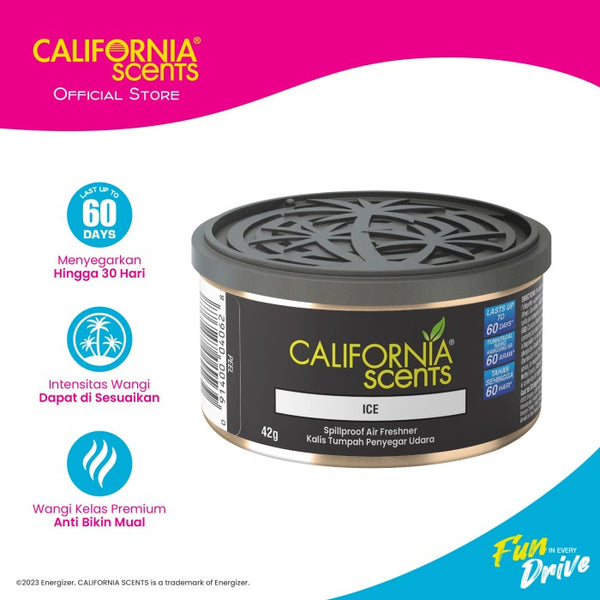 California Scents Spillproof ICE Parfum Mobil Ruangan Kamar Lemari