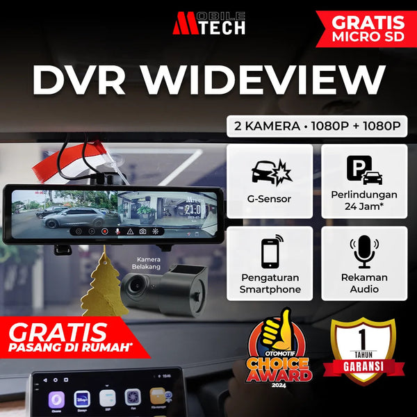Dashcam Kamera Mobil DVR Wideview MobileTech 11.3 Inch